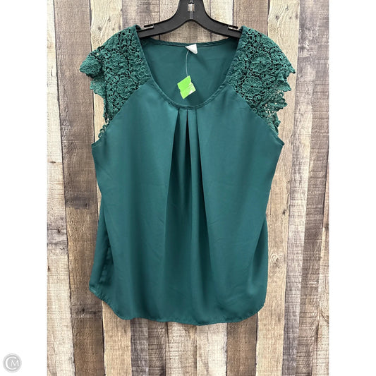Top Sleeveless By Cme In Green, Size: 1x