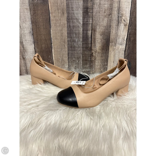 Sandals Heels Block By Torrid In Black & Tan, Size: 8