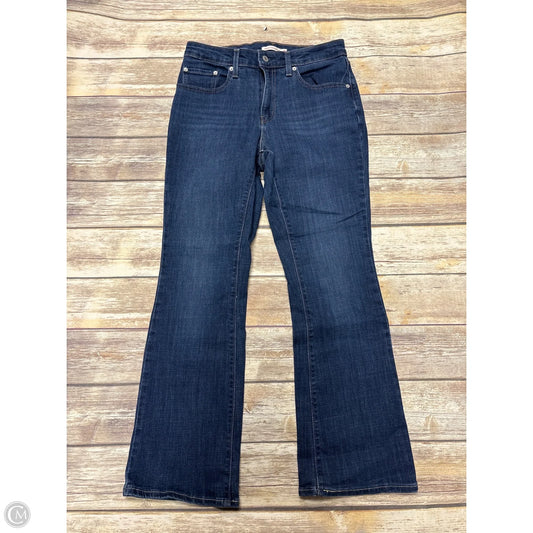 Jeans Boot Cut By Levis In Blue Denim, Size: 10