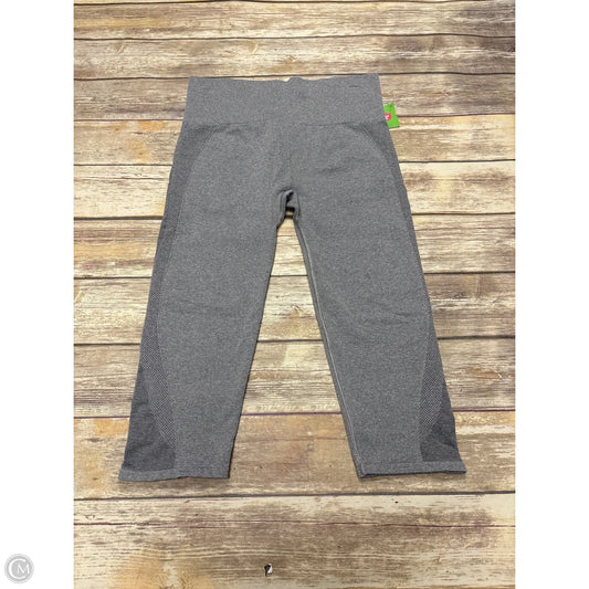 Athletic Leggings By Tek Gear In Grey, Size: Xl