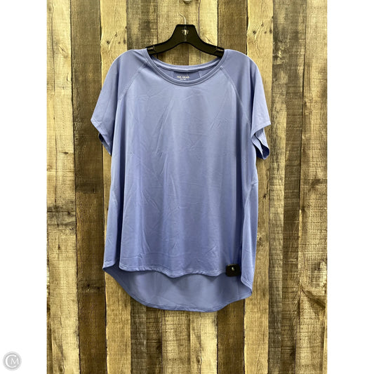 Athletic Top Short Sleeve By Tek Gear In Purple, Size: Xl