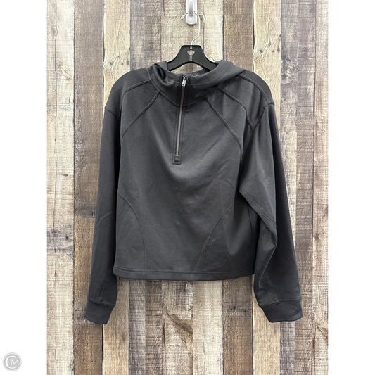 Athletic Top Long Sleeve Hoodie By Avia In Black, Size: M