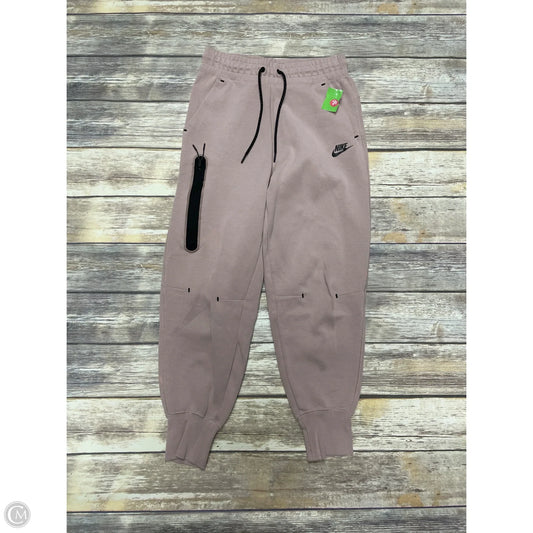 Athletic Pants By Nike In Pink, Size: S