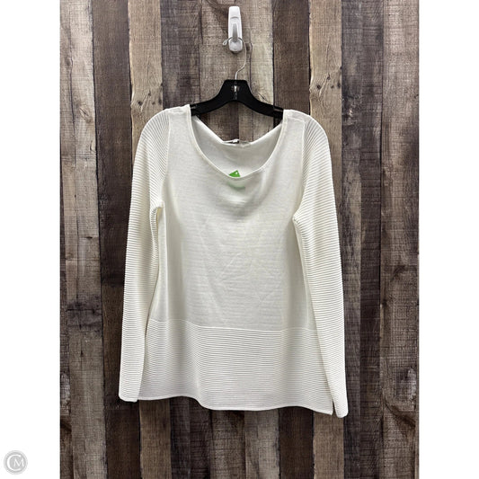 Top Long Sleeve By Verve Ami In White, Size: S