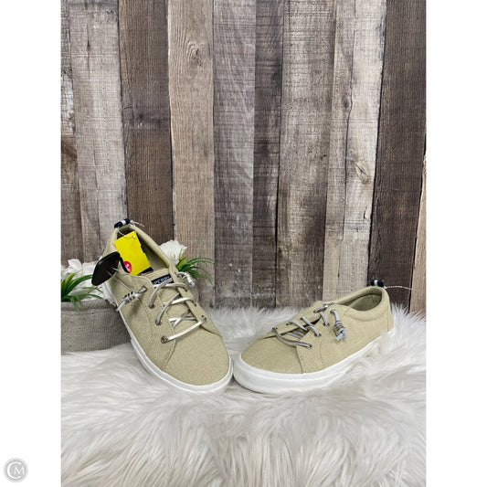 Shoes Flats By Sperry In Gold, Size: 10
