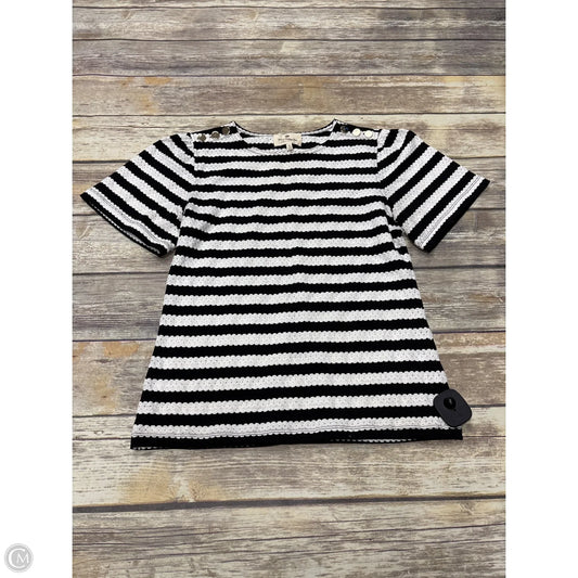 Top Short Sleeve By Blu Pepper In Black, Size: S