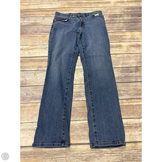 Jeans Straight By Lee In Blue Denim, Size: 12