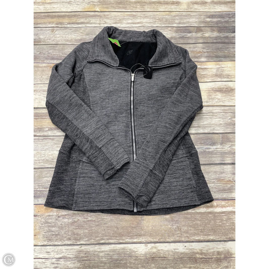 Athletic Jacket By Lululemon In Grey, Size: 12