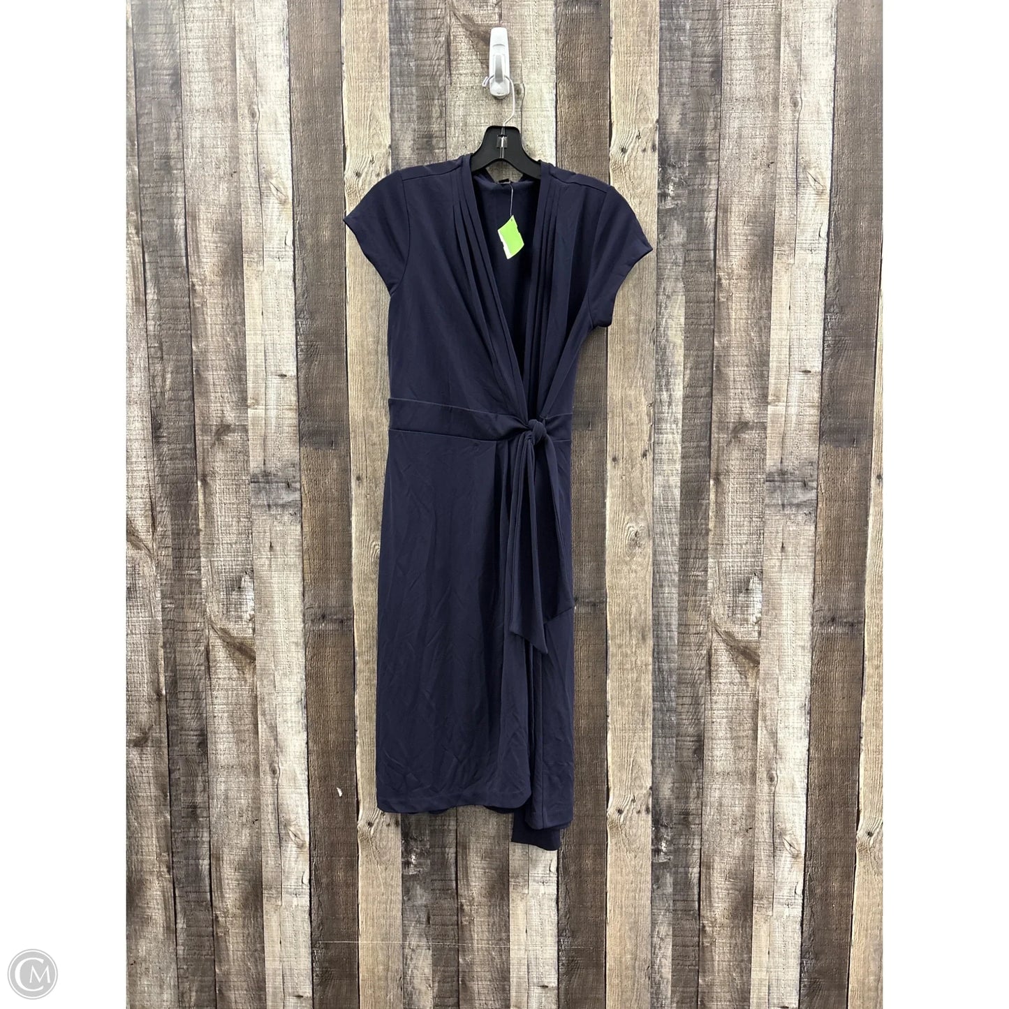 Dress Casual Midi By Ann Taylor In Navy, Size: 6