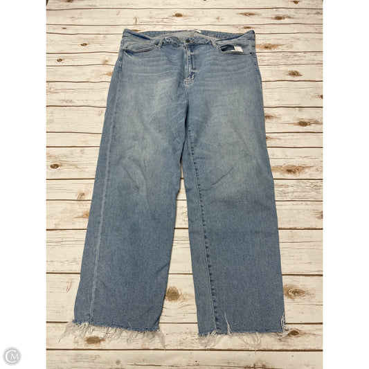 Jeans Boot Cut By Cme In Blue Denim, Size: 2x