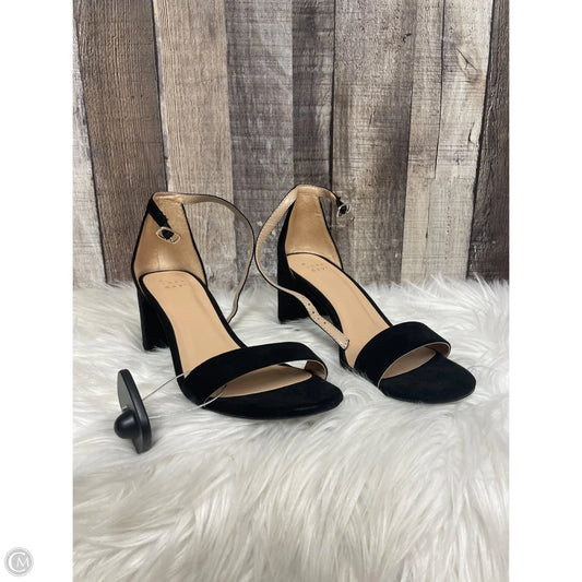 Shoes Heels Block By A New Day In Black, Size: 7