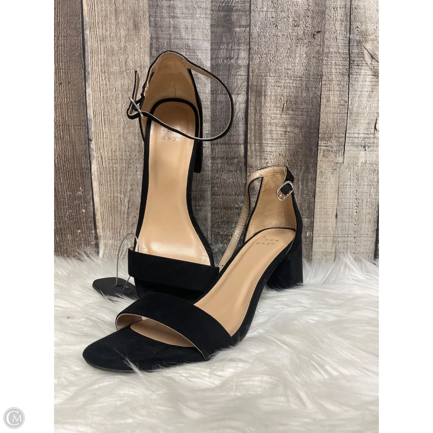 Shoes Heels Block By A New Day In Black, Size: 7