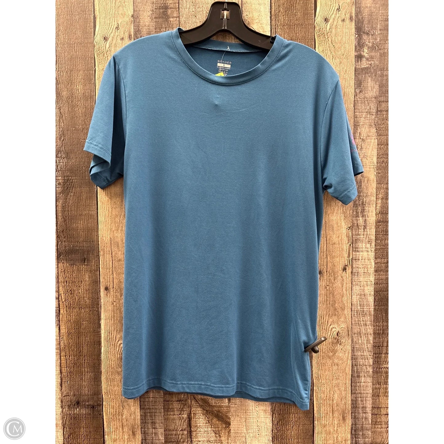 Top Short Sleeve By Spyder In Blue, Size: S