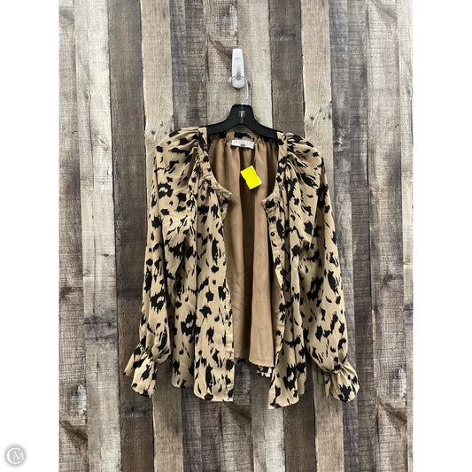 Top Long Sleeve By Hayden Harnett In Multi-colored, Size: M