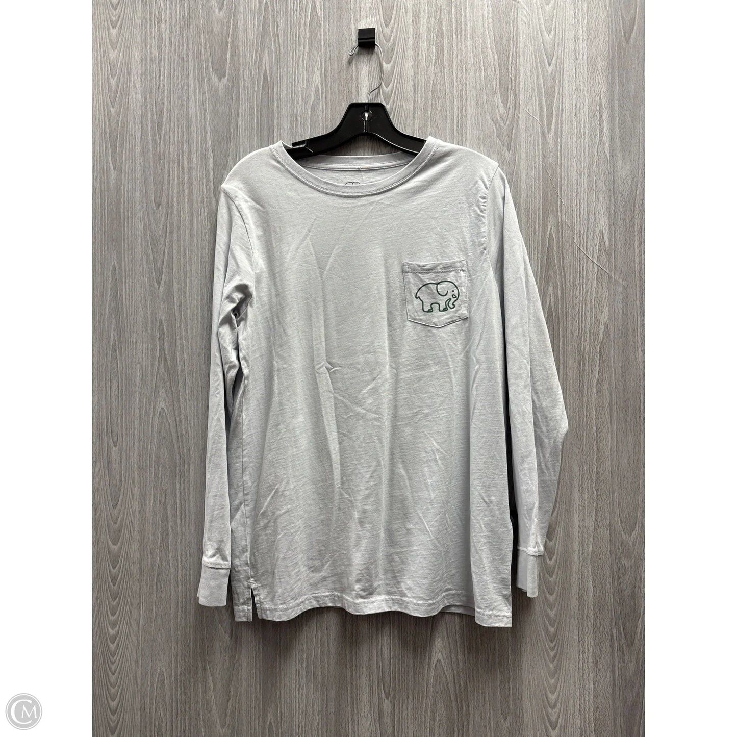 Top Long Sleeve By Ivory Ella In Navy, Size: M