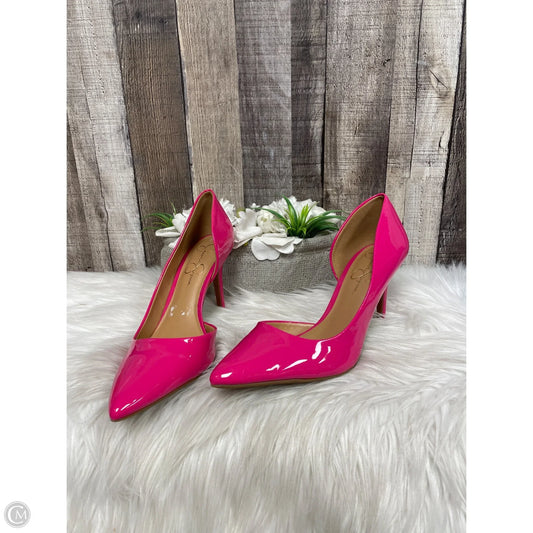 Shoes Heels Stiletto By Jessica Simpson In Pink, Size: 9.5