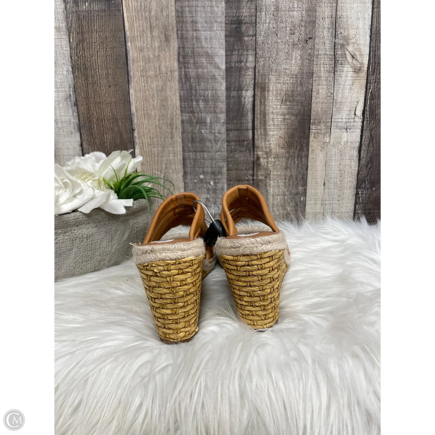 Shoes Heels Wedge By Vince Camuto In Brown, Size: 8