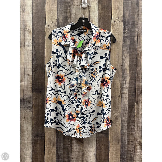 Top Sleeveless Designer By Karl Lagerfeld In Multi-colored, Size: M