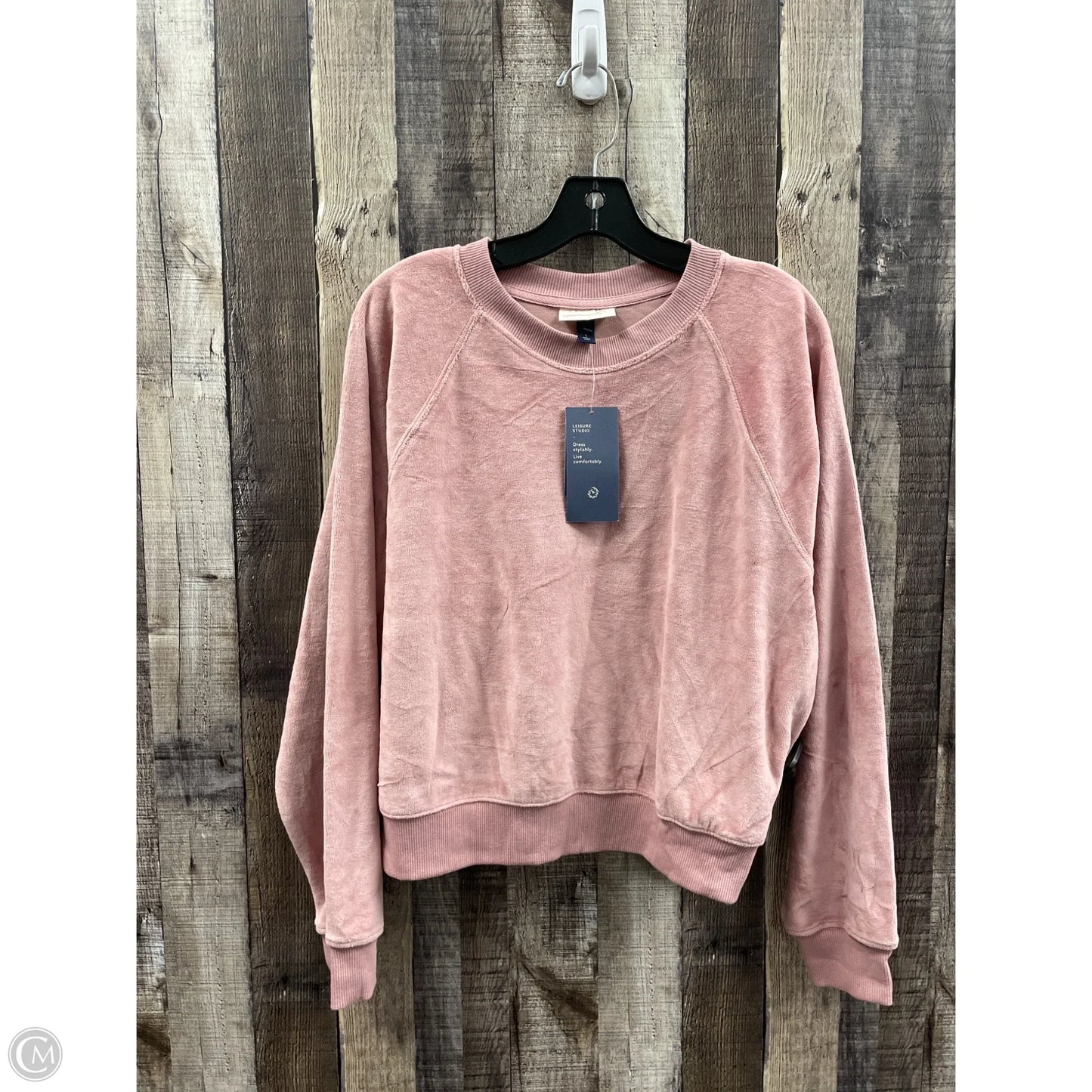Sweatshirt Crewneck By Universal Thread In Pink, Size: L