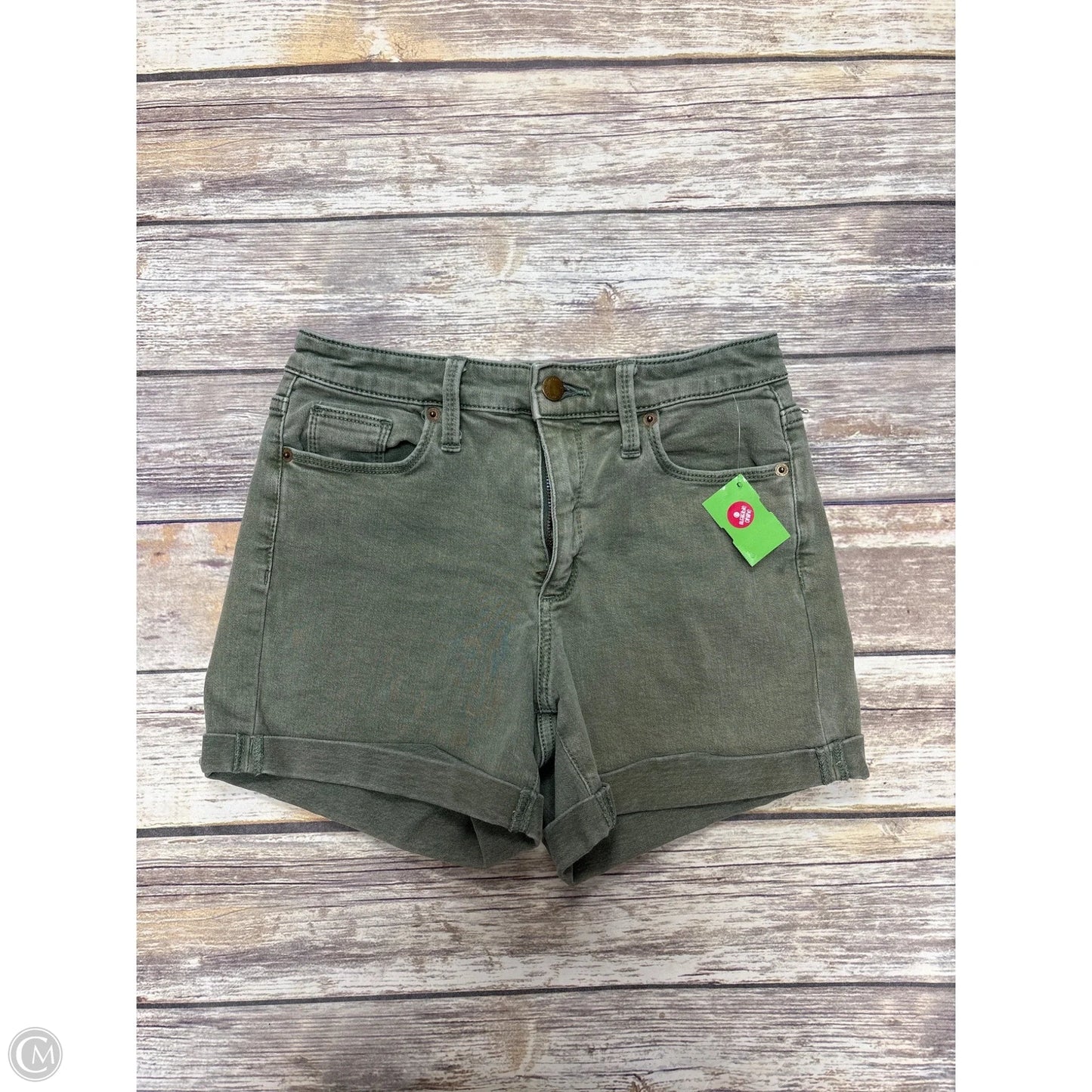 Shorts By Universal Thread In Green Denim, Size: 4