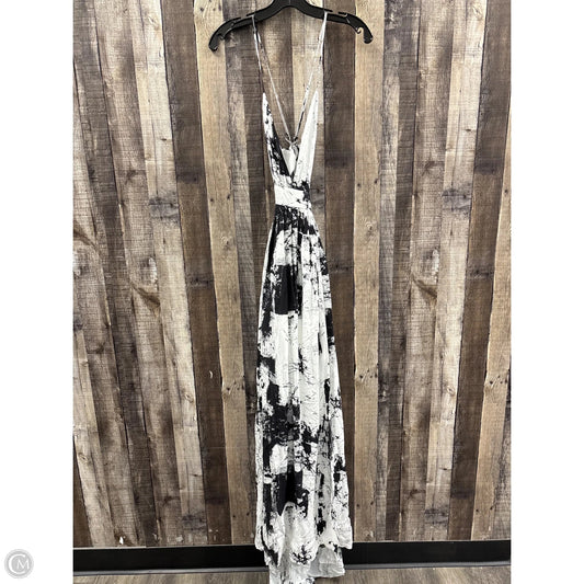 Dress Casual Maxi By Cme In Black & White, Size: M
