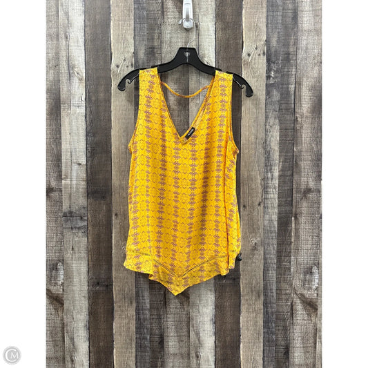 Top Sleeveless By Ana In Yellow, Size: M