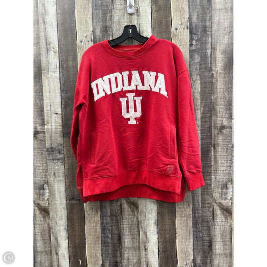 Sweatshirt Crewneck By Cme In Red, Size: L