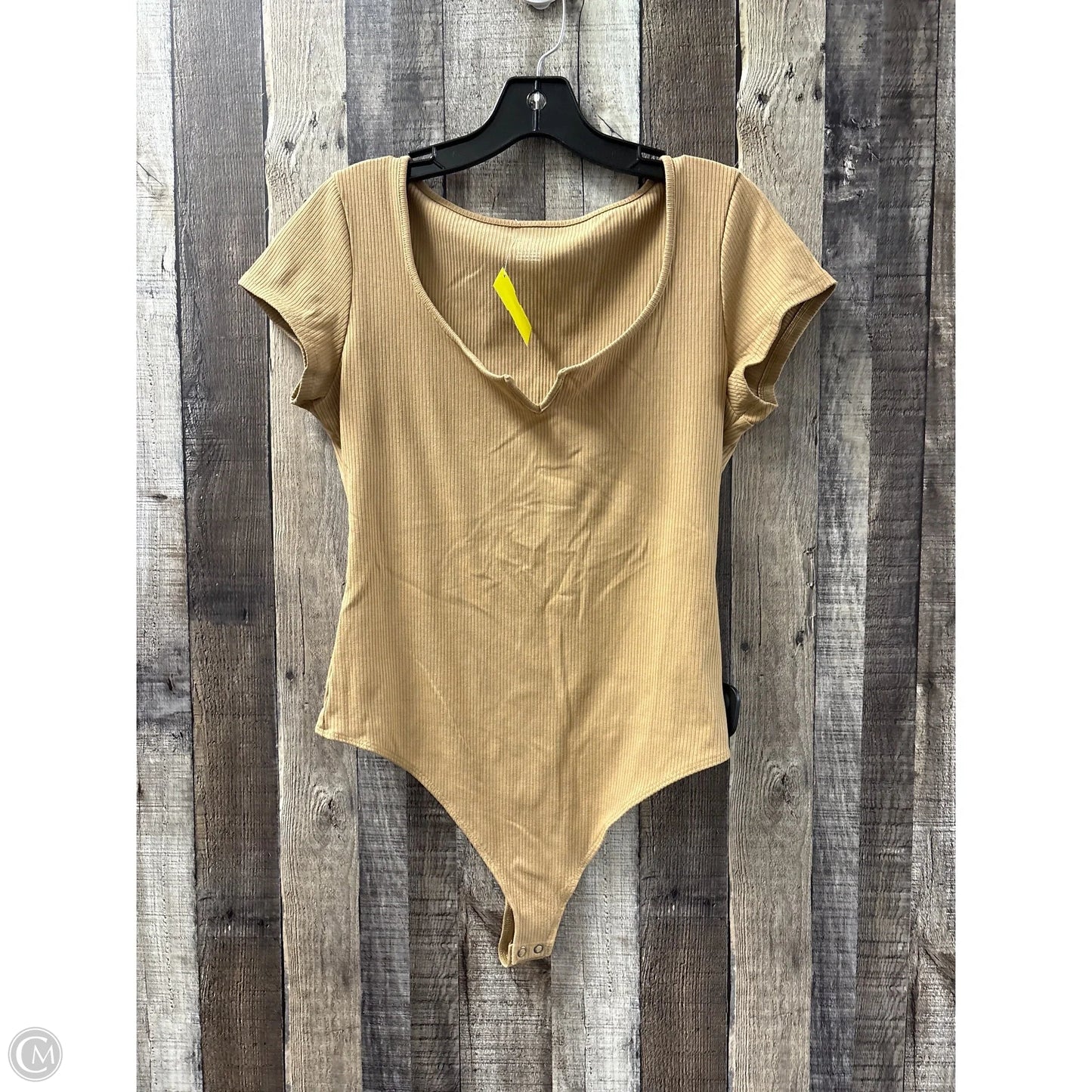 Bodysuit By American Eagle In Tan, Size: L
