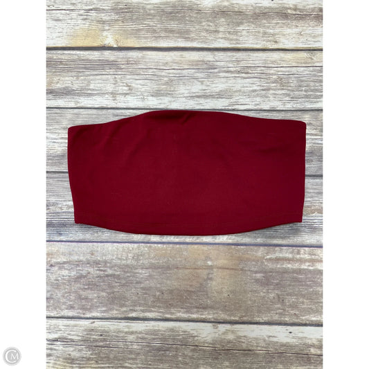 Top Sleeveless By Wild Fable In Maroon, Size: L