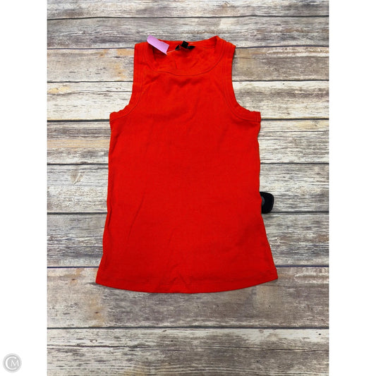 Top Sleeveless By Banana Republic In Orange, Size: M
