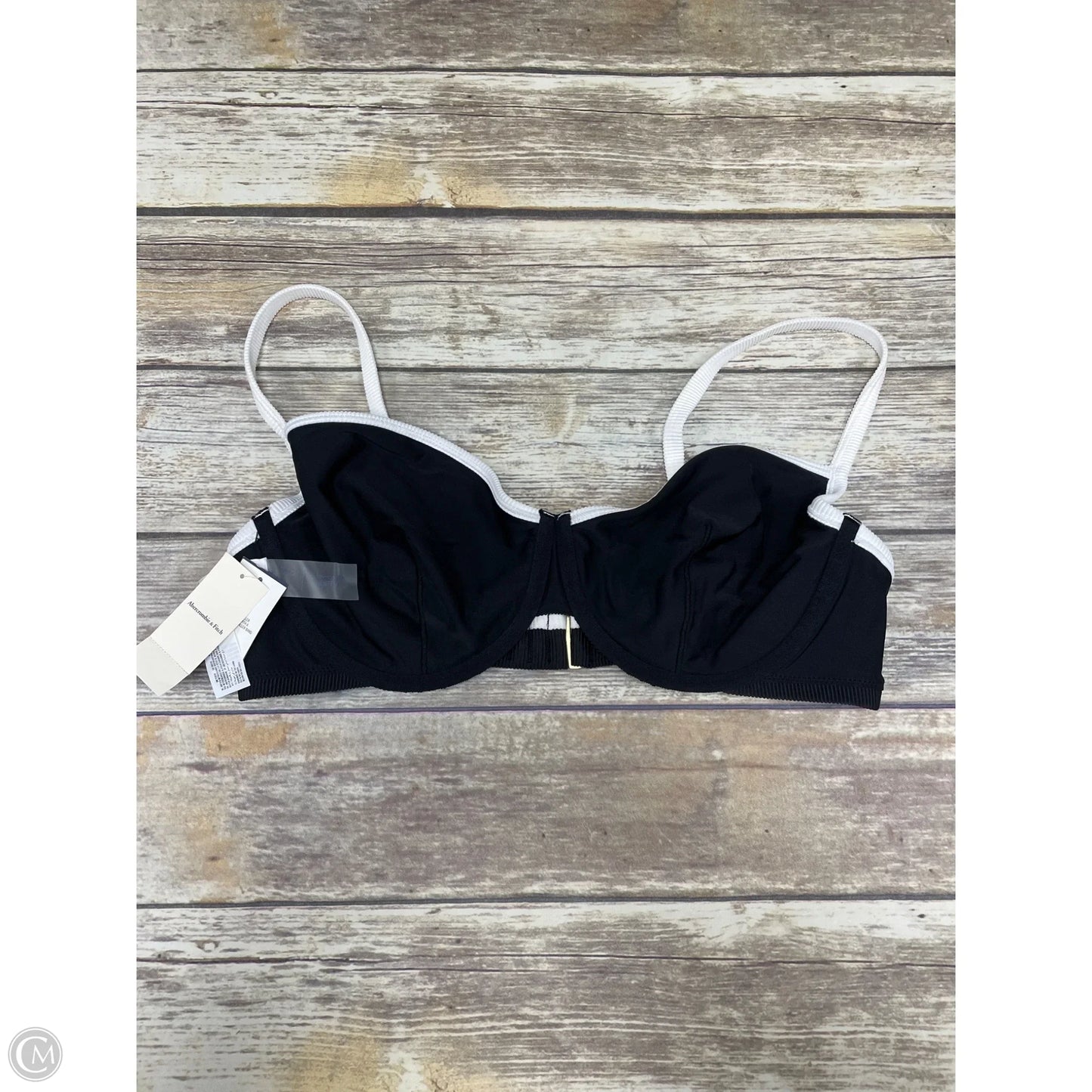 Swimsuit Top By Abercrombie And Fitch In Black, Size: L