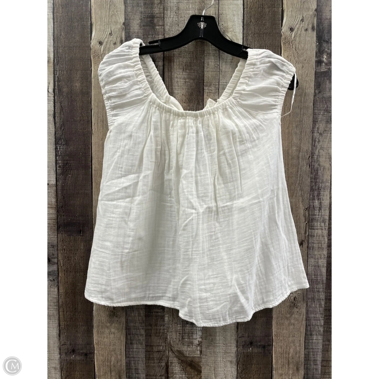 Top Sleeveless By Old Navy In Ivory, Size: S