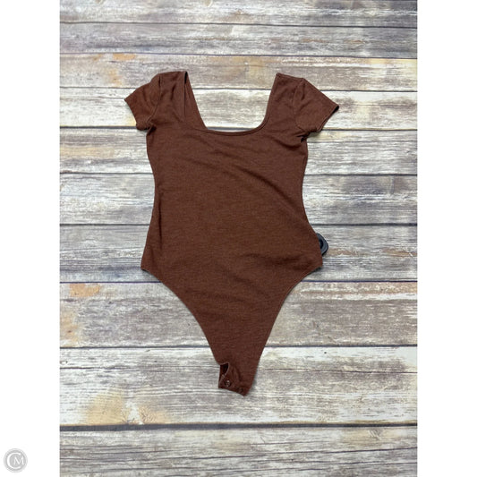 Bodysuit By American Eagle In Brown, Size: Xs