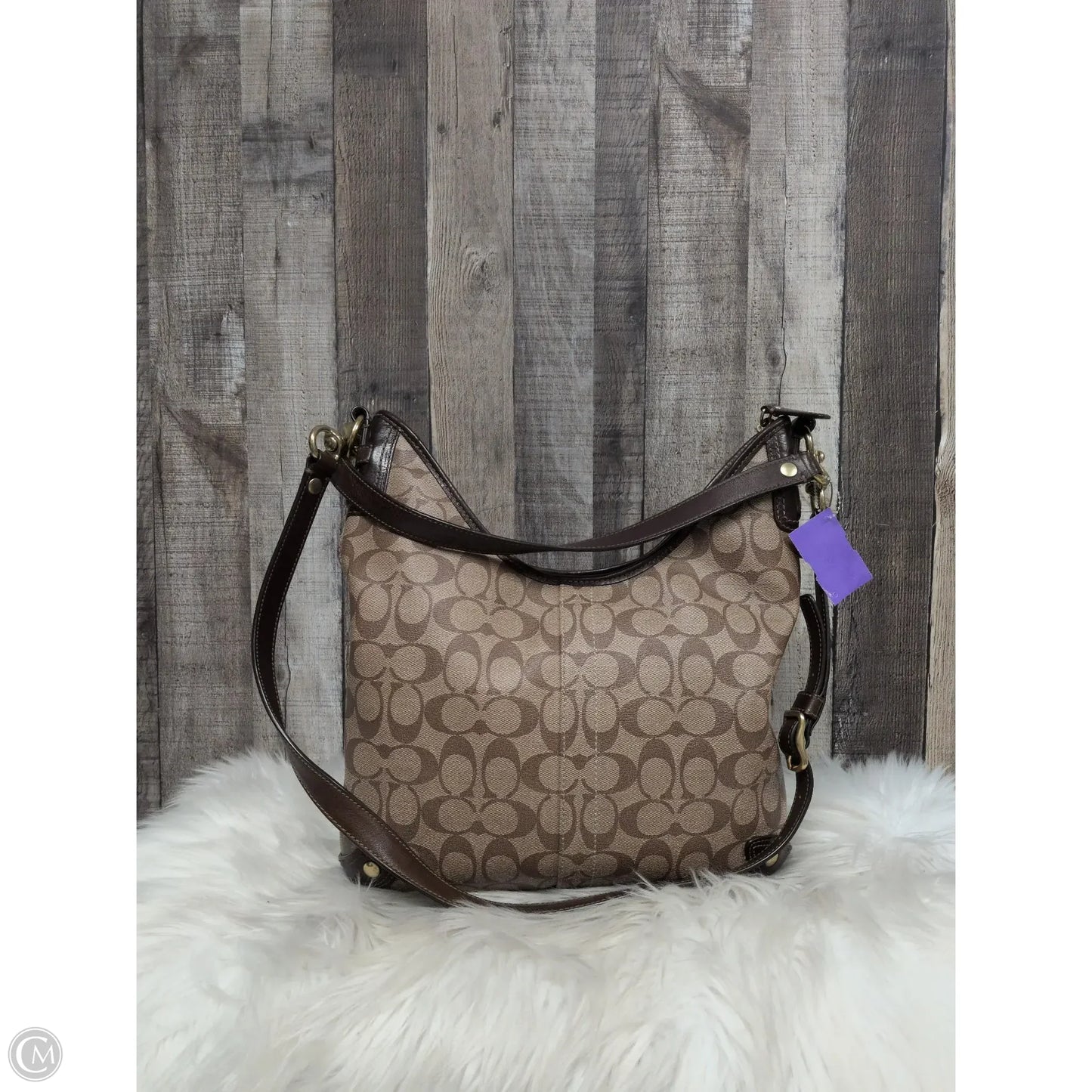 Crossbody Designer By Coach, Size: Medium