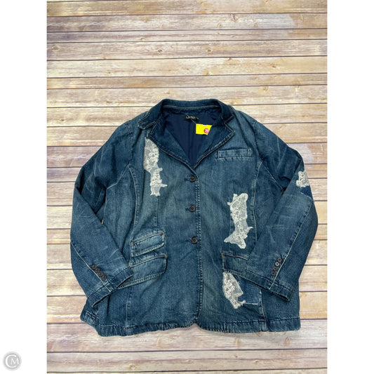Jacket Other By Ralph Lauren In Blue Denim, Size: L