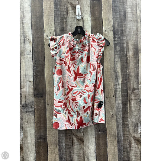 Top Sleeveless By Cme In Multi-colored, Size: M