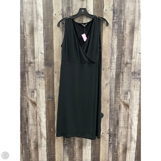 Dress Casual Midi By George In Black, Size: 12