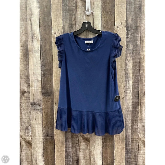 Top Sleeveless By 89th And Madison In Navy, Size: M
