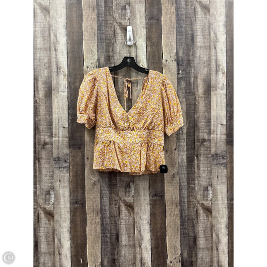 Top Short Sleeve By J. Crew In Multi-colored, Size: 10
