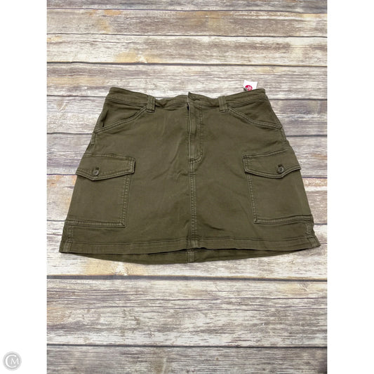 Skirt Mini & Short By Tna In Green Denim, Size: 10