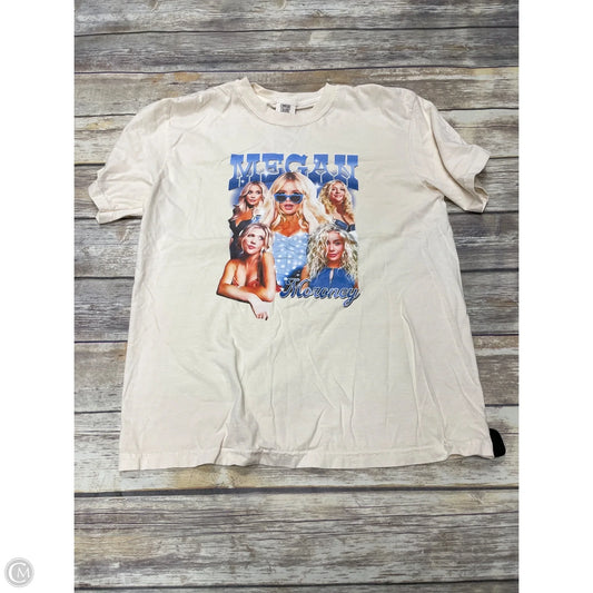 Top Short Sleeve By Comfort Colors In Multi-colored, Size: L