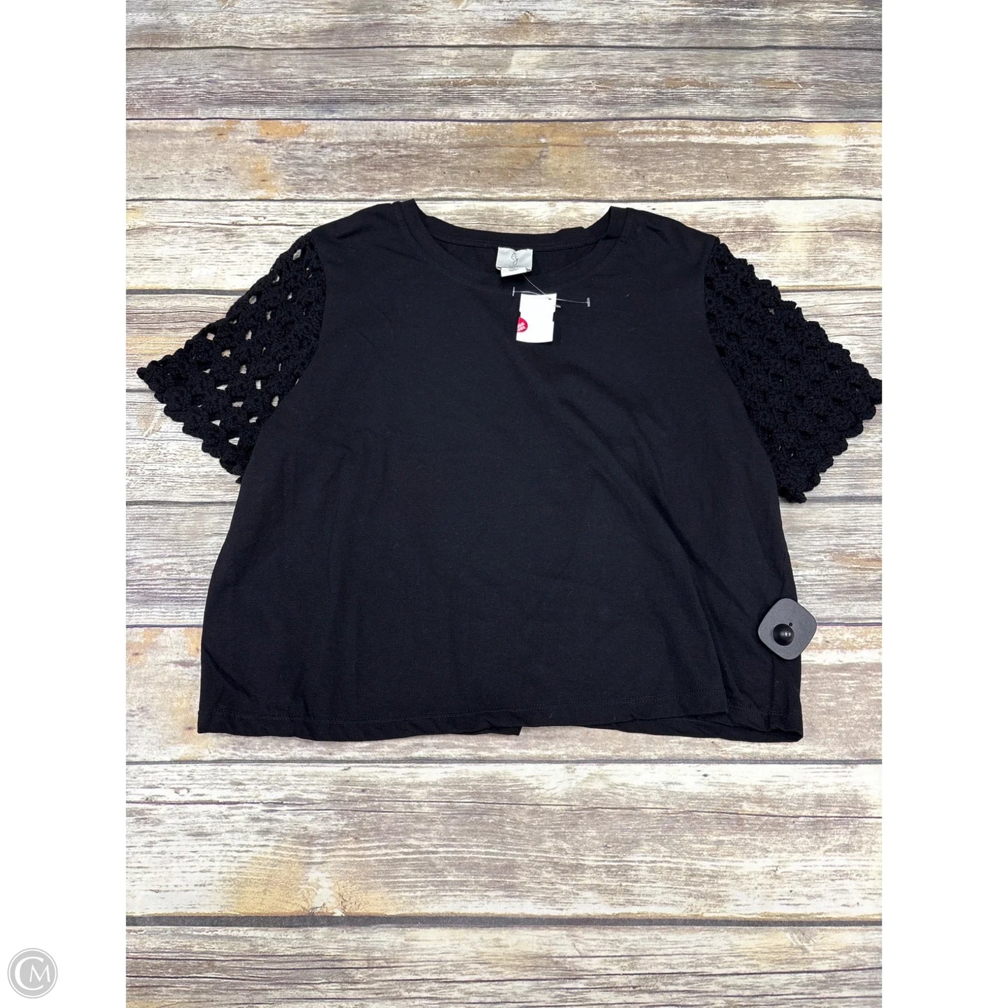 Top Short Sleeve By Joie In Black, Size: M