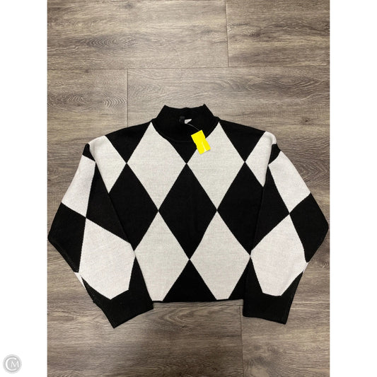 Sweater By Divided In Checkered Pattern, Size: M