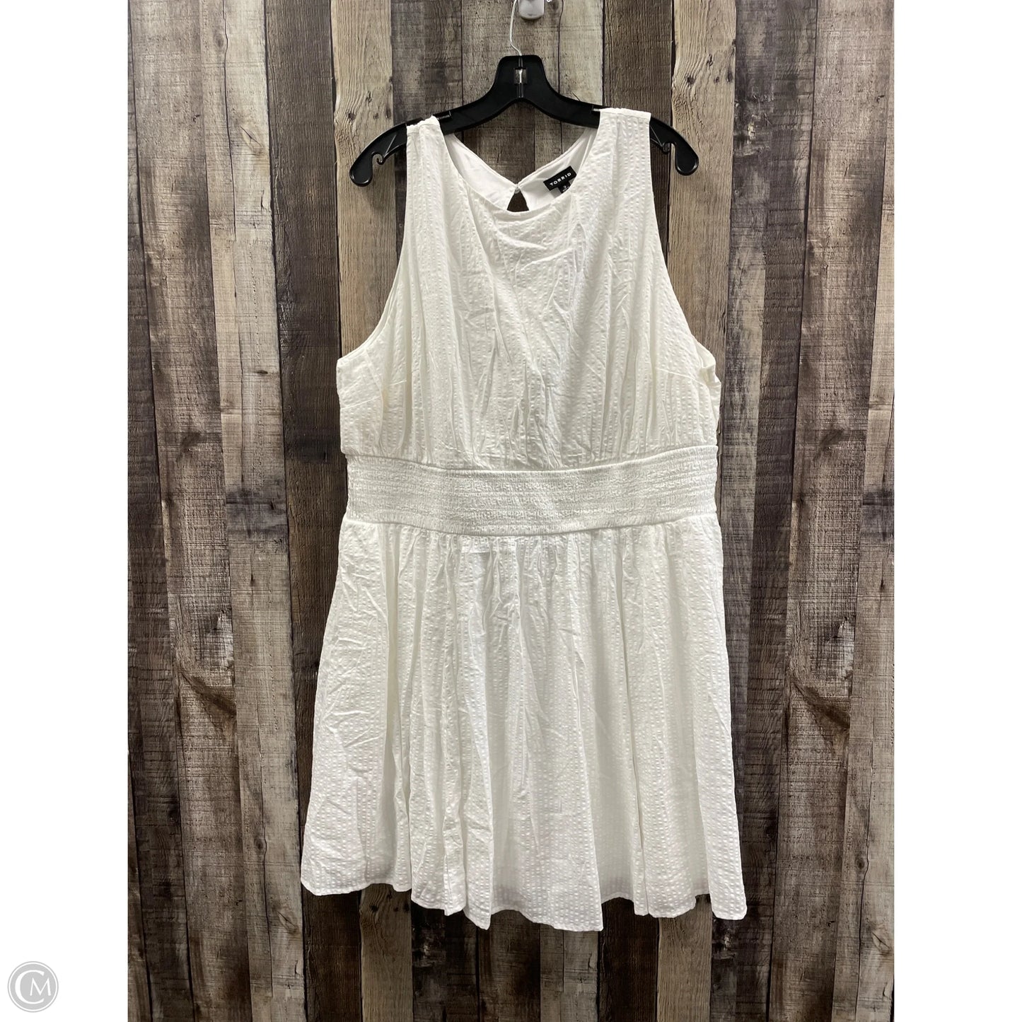 Dress Casual Short By Torrid In White, Size: 3x