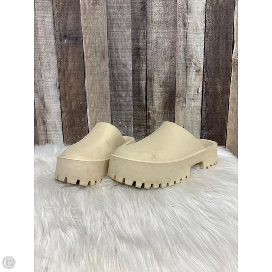 Sandals Heels Wedge By Jeffrey Campbell In White, Size: 9.5