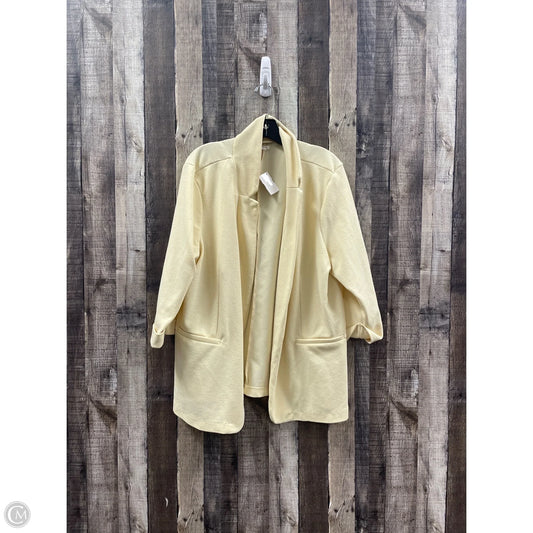 Blazer By Maurices In Yellow, Size: 2x