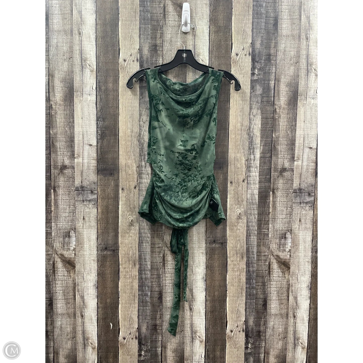Top Sleeveless By Cmf In Green, Size: S