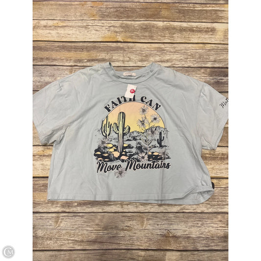 Top Short Sleeve By Cme In Multi-colored, Size: Xl