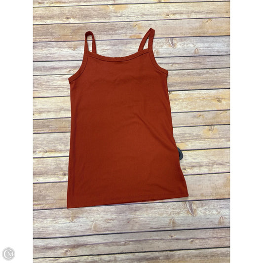 Top Sleeveless By No Boundaries In Orange, Size: M