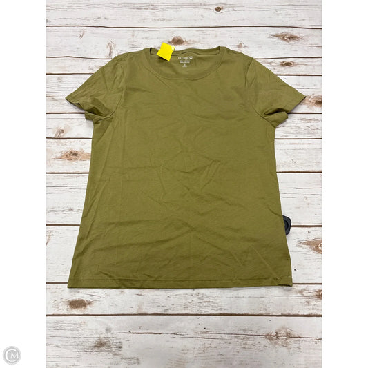 Top Short Sleeve By J. Crew In Green, Size: S